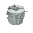 Suction strainer basket 2-piece model steel galvanized DIN 87160