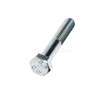 Hexagon screw, hexagon bolt, DIN 931, ISO 4014, bolts steel zinc plated