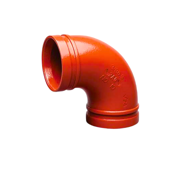 Victaulic Style 10 Elbow 90 Orange Grooved pipe