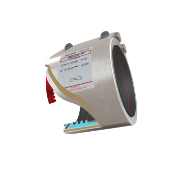 Teekay axi lock FP fire proof vuur bestendig pijpkoppeling, straub, norma, vuurvaste pijpkoppeling buiskoppeling, yacht leidingkoppeling, uni-coupling, dresser, 