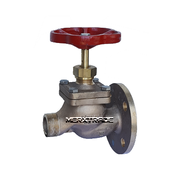 brandbluskraan brandweerafsluiter brons fire valve bronze flenzen flanged bolted bonnet