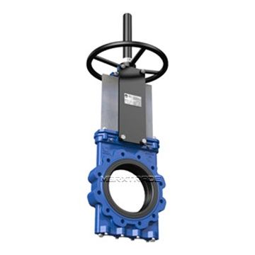 Knife gate valve | Ductile iron |Stainless steel gate | Natural rubber sleeve| Industrial | Mining slurry | Webshop
