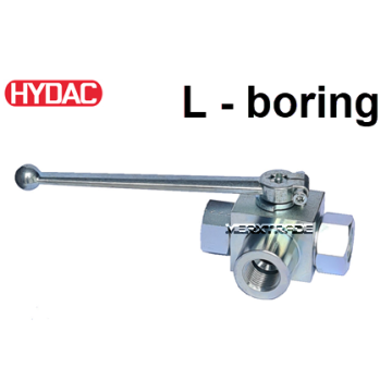 Kogelkraan 3 boring staal verzinkt bolkraan parker hydac pister eriks econosto L boor