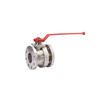 Kogelkraan JC type IIS roestvrijstaal, ptfe stansit zitting, fire safe, atex, flenzen inox, 