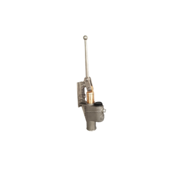 impulsgever roestvaststaal RVS impulsunit sosafsluiter hydraulischepulsunit SOShendel 106 trekhendel sosklepafsluiter impuls single piston unit quick-closing lever