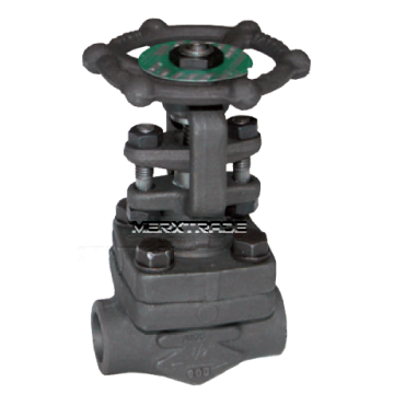 Smeed stalen schuifafsluiter moflas, gate valve forged steel 1500lbs socket weld