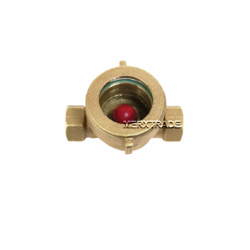 Sight glass brass thread