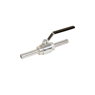 Kogelkraan 2 delig RVS laseind  800 LBS-fire safe  [ Europees product ]
