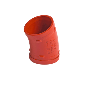 Victaulic Style 12 Elbow 22,5 Orange Grooved pipe
