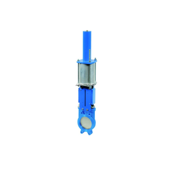 Knife gate valve Pneumatic single acting spring return closed, cmo, bray, ebro, eriks, econosto, wey, MZ, orbinox.