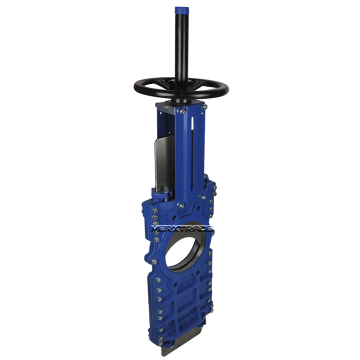 schuifafsluiter door leiding bidirectioneel gietijzer handwiel Knife gate valve through concuit bidirectional handwheel operated cast iron cast iron PN10 179