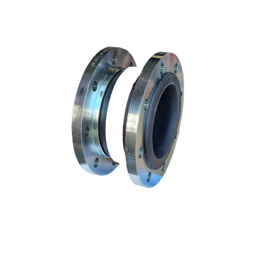 Stenflex A-1 CIIR butyl Compensator, rubber balgen met flenzen, wras,  expansie flexibel, rubber, flenzen, gegalvaniseerd staal, PN16 flenzen, industrieel, Stenflex