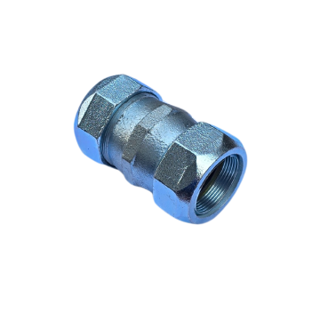 Primofit type pipe coupling, comprssion fitting pipe coupling, steel zinc,
