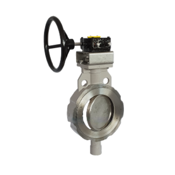 High performance vlinderklep dubbel excentrisch WCB wormwielkast Highperformance butterfly valve 96