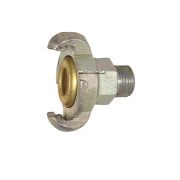 Pneumatic quick connect coupling iron zinc/brass 42mm male thread