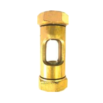 Sight glass brass NAC