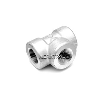 T-piece equal sides female NPT thread stainless steel 316L 3000LBS 150bar high pressure  forged fittings ANSI B16.11