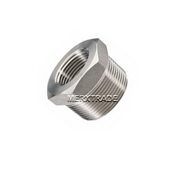 Hexagonal reducing bush stainless steel 304L 3000LBS male/female thread NPT
