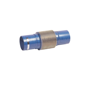 Compensator stainless steel with steel butt weld flexible axial with internal liner
