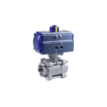 kogelkraan pneumatisch luchtbediend dubbelwerkend enkelwerkend alphair actreg eriks econosto ball valve pneumatic air double acting single acting stainlesssteel PN63 746