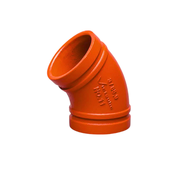 Victaulic Stijl 11 bocht 45 oranje 