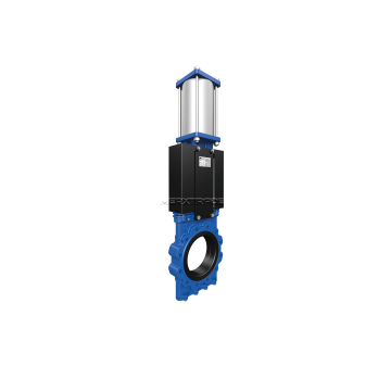 Knife gate valve, CMO bidirectional , mining slurry valve, wafer type, industrial knife valve, pneumatic actuating, Stainless stel gate, Monoblock body, natural rubber sleeve , Lug connection, Threaded hole, Eriks, Econosto, orbinox, bray, ebro, 535, 5402