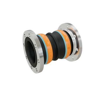 stenflex twin bellow compensator, MS-1 fire proof , rubber epdm nbr, flame proof, stenflex twin bellow expansion joint, trelleborg, willbrandt, teguflex