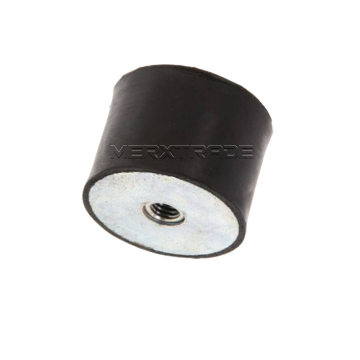 Anti-vibration mount NR 55° shore rubber 2 x thread female