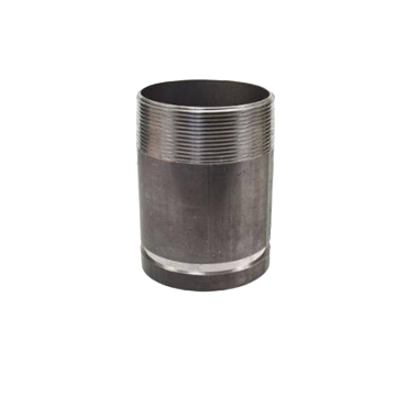 Victaulic style 40 nipple groove x male thread carbon steel black