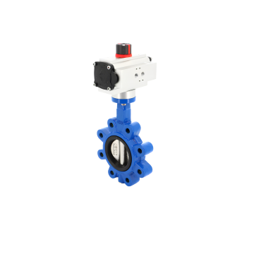 Butterfly valve LUG pneumatic double acting ADA GGG40/St.St./NBR PN10/16