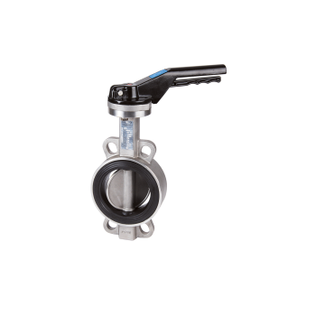 Butterfly valve wafertype lever excellence range stainless steel EPDM PN16