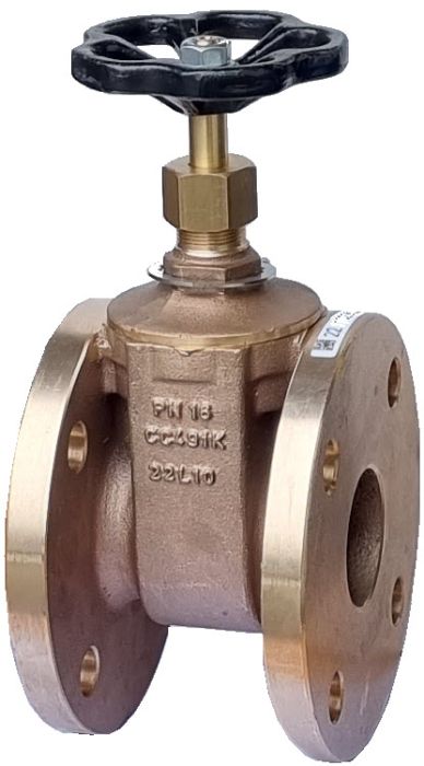 valve 291 short patern bronze Rg5 flanged PN10/16