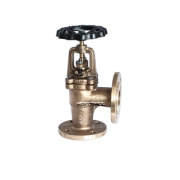 Globe valve angle  flanged stop type bronze Rg5 PN10/16