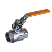 Ball valve 2-piece body - high temperature - stainless steel - thread BSP