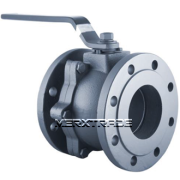 Ball valve split body flanged ductile iron / stainless steel / PTFE PN10/16