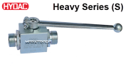 High pressure ball valve Heavy serie steel/steel/POM compression fitting PN500