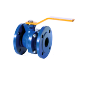 Ball valve split body Gas approved ductile iron/messing/RPTFE PN10/16