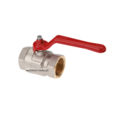 Ball valve short design lever brass nickel/PTFE female threadBSPP