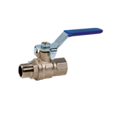 Ball valve compressed-air brass/PTFE thread male-female BSPP