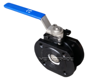 Ball valve wafer type Steel-St.St.-PTFE 