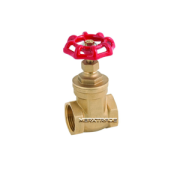 Gate valve brass / PTFE seal thread BSPP PN20