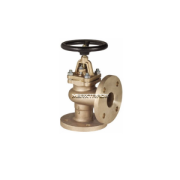 Globe valve type 1271 angled fixed disc Bronze Rg5 PN10/16