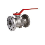 Ball valve flanged lever 2 piece body Stainless steel/Stain.St./PTFE ANSI300# High Temperature