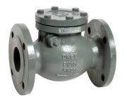Swing check valve flanged cast iron/EPDM PN16