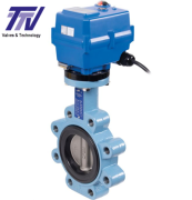 Butterfly valve Lug electric actuated TTV 230V AC GGG50/CF8M/GGG50/EPDM PN10/16