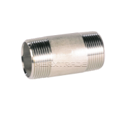 Double pipe nipple Stainless steel 1.4571 PN20 male thread R 3/8"
