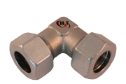 Elbow cutting ring fitting steel zinc S series