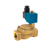 Solenoid valve ESM 87 Brass-FPM (Viton) NO (normally open) 24Volt-AC (50Hz) BSPP