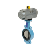 Butterfly valve wafer pneumatic Alphair single act GGG50/St.St./EPDM