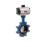 Butterfly valve LUG type pneumatic actuator double acting - GG25-Stainl.St.-EPDM